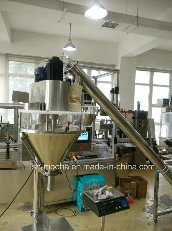 2 Years Warranty Semi Automatic Chemical Flour Spice Coffee Milk Protein Baby Talc Powder Screw Dosing Filler Auger Filling Packing Machine (pre-made bag, cans)