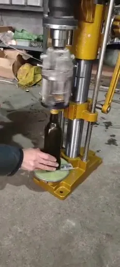 Semi Automatic Press Machine for Plastic Caps Round Caps Capping Machine 
