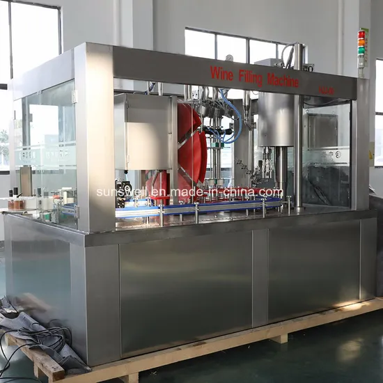 Glass Bottle Filling Machine for Wine Packaging 