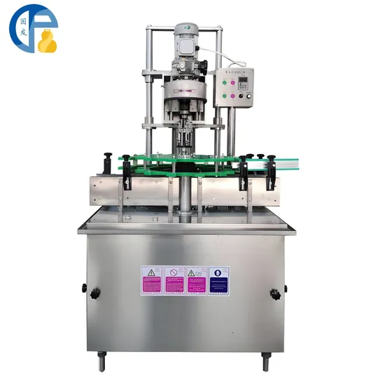 Automatic Aluminum Screw Caps Pilfer Proof Ropp Olive Oil Wine Bottles Capping Machine 