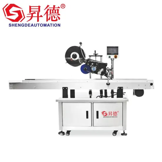 Desktop Automatic Scratch Card Flat Surface Square Bottle Labeling Machine 
