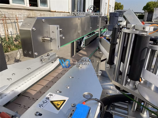 Full Automatic Flat Square Round Bottle Can Jar Top Side Labeler Sticker Labeling Machine