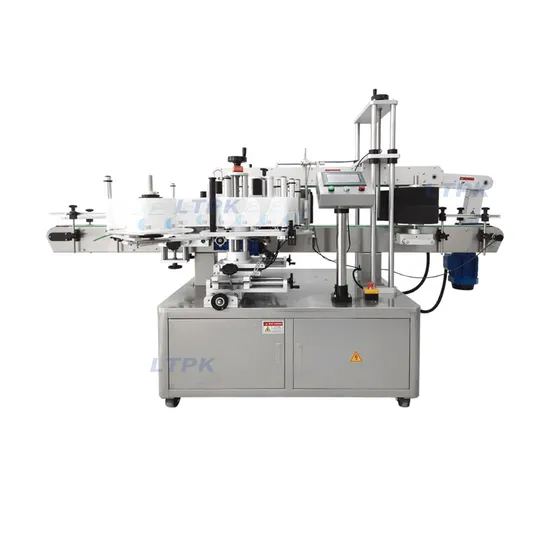 High Speed Automatic Double Sides Plane Square Bottle Flat Surface Labeling Machine 