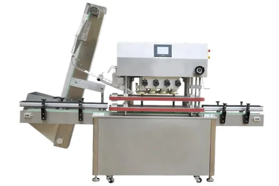 Automatic High Speed Botle Capping Screw Cap Capper Food Packing Machine for Glass Plastic Bottle for Candy/Cosmetic/Medicine/Shampoo/Juice Package Machine 