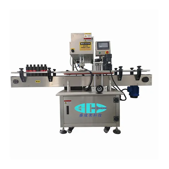 Wet Wipes Plastic Tube Container Cap Press Closer Automatic Bottle Drum Pails Lid Closure Capping Feeder Machine 