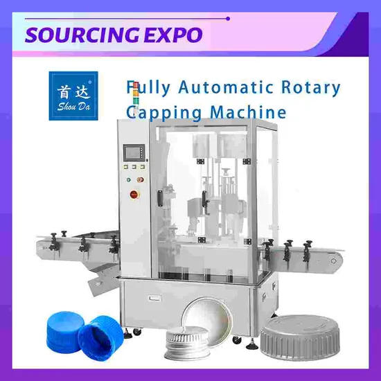 Automatic Rotary Glass Wine Plastic Bottle Cap Press Machine Jar Whisky Capper Corking Capping Machine 
