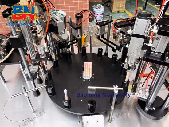 Quality Automatic Rotary Liquid Gel Pen Bottle Filling Plugging Capping Machine 