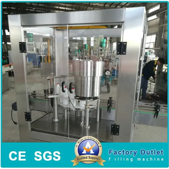 Automatic Stainless Steel Piston Press Water Bottling Capping Machine 