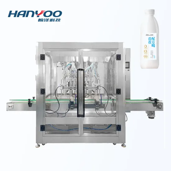 Hanyoo Automatic Peristaltic Pump Wine Whisky Bottle Filling and Press Screw Capping Machinery 